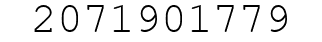 Number 2071901779.