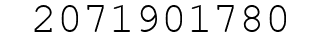 Number 2071901780.
