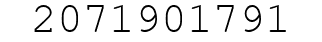 Number 2071901791.