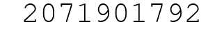 Number 2071901792.