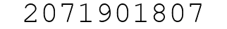 Number 2071901807.