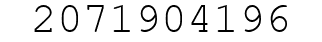 Number 2071904196.