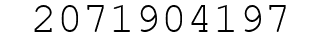 Number 2071904197.