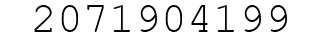 Number 2071904199.