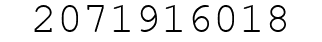 Number 2071916018.