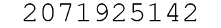 Number 2071925142.