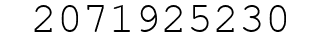 Number 2071925230.
