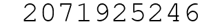 Number 2071925246.