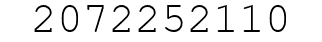 Number 2072252110.