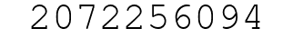 Number 2072256094.