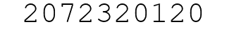 Number 2072320120.