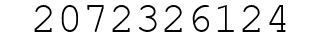 Number 2072326124.