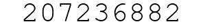 Number 207236882.