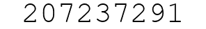 Number 207237291.