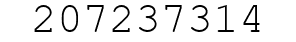 Number 207237314.
