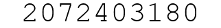 Number 2072403180.