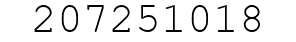 Number 207251018.