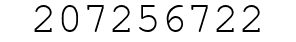 Number 207256722.