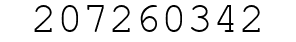 Number 207260342.