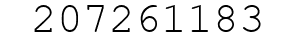 Number 207261183.