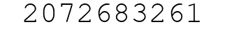 Number 2072683261.