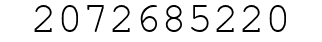 Number 2072685220.
