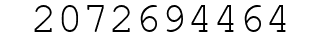 Number 2072694464.