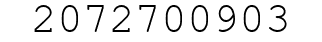 Number 2072700903.