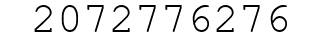 Number 2072776276.