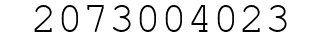Number 2073004023.