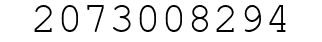 Number 2073008294.