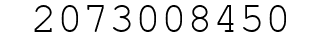 Number 2073008450.