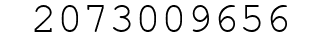 Number 2073009656.