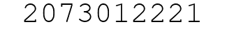 Number 2073012221.