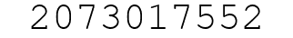 Number 2073017552.