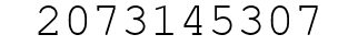 Number 2073145307.