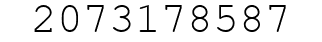 Number 2073178587.
