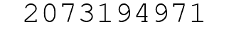 Number 2073194971.