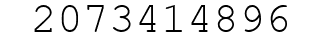 Number 2073414896.