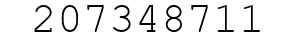 Number 207348711.