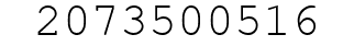 Number 2073500516.