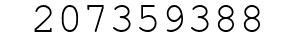 Number 207359388.