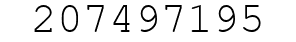 Number 207497195.