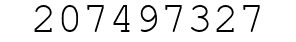 Number 207497327.