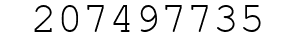 Number 207497735.