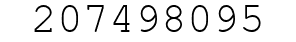 Number 207498095.