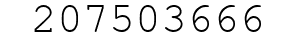 Number 207503666.