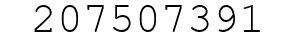Number 207507391.