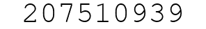 Number 207510939.
