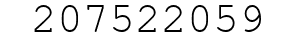 Number 207522059.